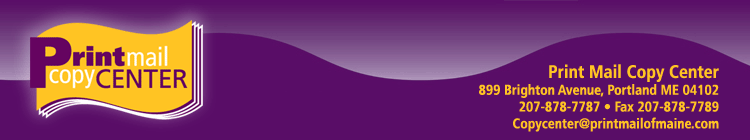 Printmail Copy Center, Portland Maine